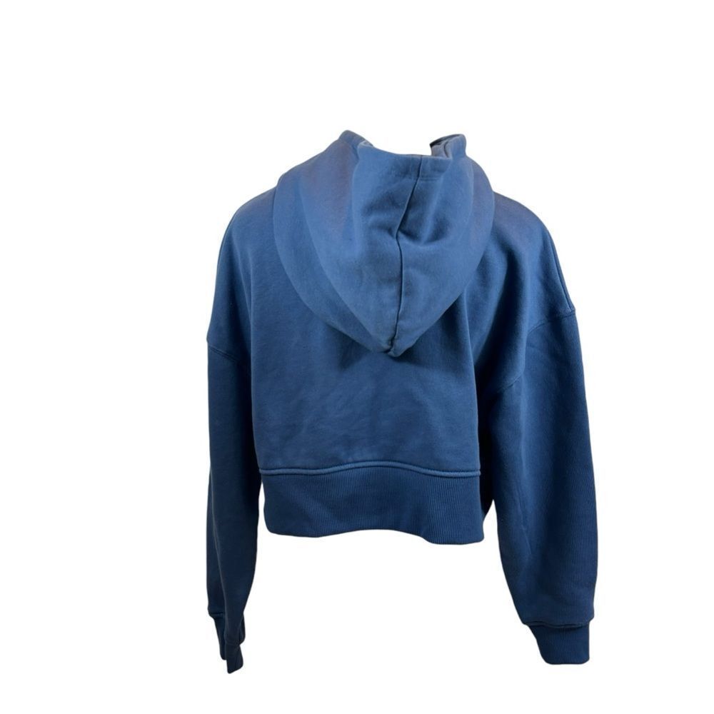 Ladies Brand New Forever 21 with Purpose Blue Cropped Hoodie Size Small - Picture 4 of 11